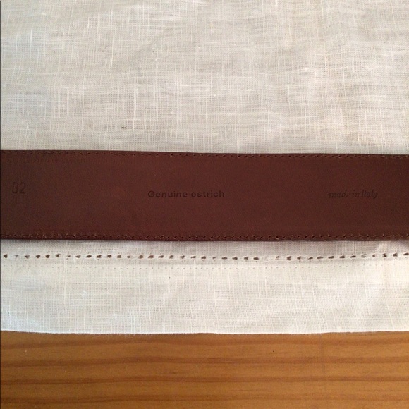Ralph Lauren Genuine Ostrich Belt - Picture 7 of 13